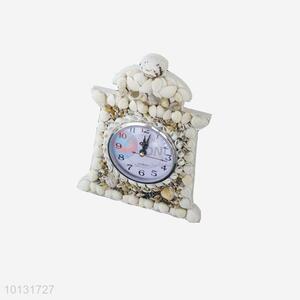 Popular house shape desktop clock with shell