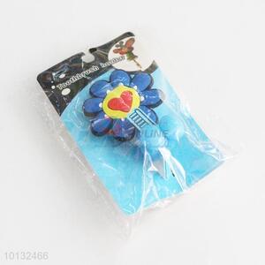 Blue flower shaped <em>toothbrush</em> <em>holder</em>