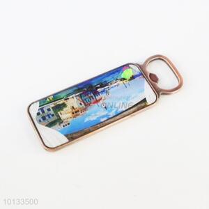 Coastal City Fridge Magnet with Bottle Opener