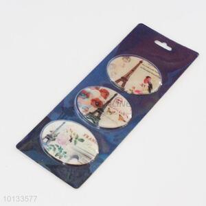 Tower Pattern Elliptic Fridge Magnet