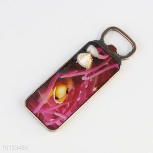 Shell Pattern Fridge Magnet with Bottle Opener