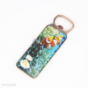 Sea World Pattern Fridge Magnet with Bottle Opener