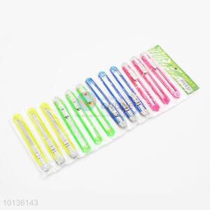 High sales 12pcs yellow/green/blue/pink art knifes