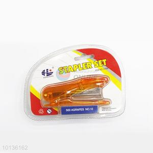 High sales cheap orange stapler with staples