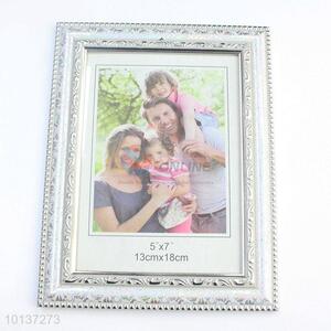 White Vintage Flower Pattern PS Foam Photo Frame