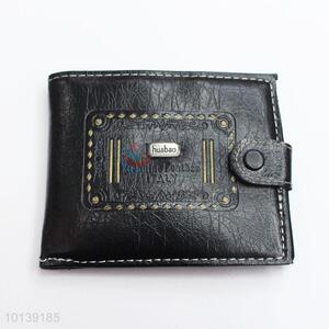 High Quality Black Business Men Multipockets Short <em>Wallet</em>