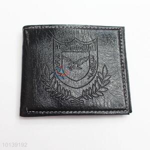 High Quality Embossed Cheap Leather Bifold Short Mens Wallet