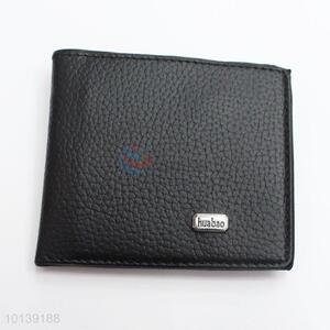 Cheapo Price Black Leather Portable Short Men <em>Wallet</em>