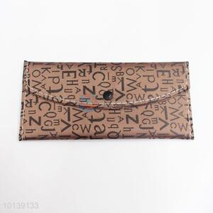 Fashion Accessories Letter Printed Women Men Leather Long Wallet