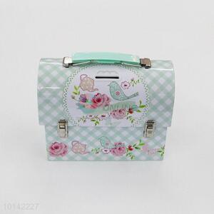 Creative Portable Tin Box Gift Boxes Tinplate Bag With Handle