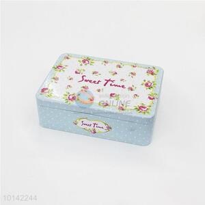 Rectangle Tinplate Candy Box Gift Box Food Storage Box