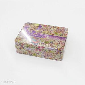High Quality Tinplate Rectangular Candy Tin Box Sugar Box