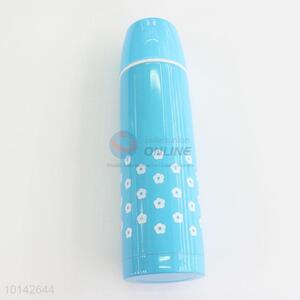 Popular Stainless Steel Vacuum Thermos Cup with Flowers Pattern