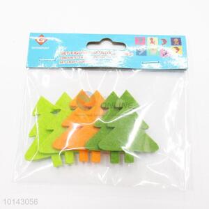 Tree shaped adhesive craft set/DIY non-woven decorative craft