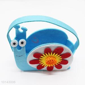 Cute snail shaped non-woven bag/non-woven crafts