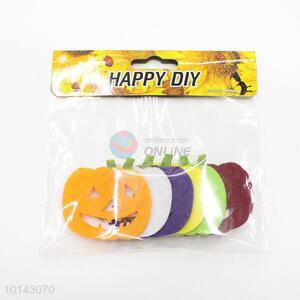 Halloween pumpkin adhesive craft set/DIY non-woven decorative craft