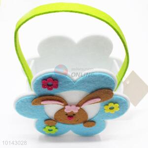 Flower shaped rabbit craft packet/non-woven bag