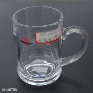 Beer water tumbler glass with handle