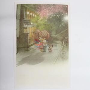 Delicate paper postcard/greeting cards