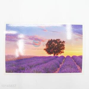 Purple lavender paper postcard/greeting cards