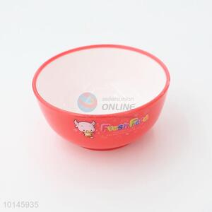 Fashionable food grade plastic kids bowl