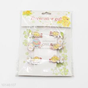 6 Pcs/Set Lovely Cartoon Bee and Flowers Shaped Wooden Clip Photo Paper Craft Wooden Clips