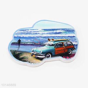 New Product Car Shaped Ceramic Fridge Magnet