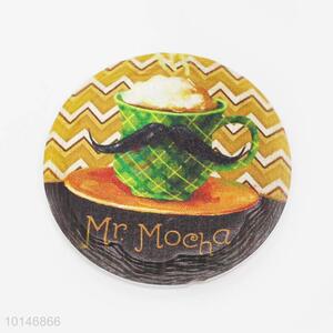 New Advertising Round Ceramic Fridge Magnet