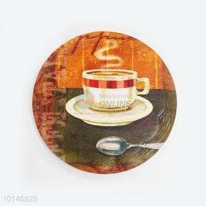 Newest Round Ceramic Fridge Magnet