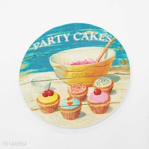 Hot Sale Round Ceramic Fridge Magnet