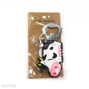 Cow Shape Bottle Opener Fridge Magnet