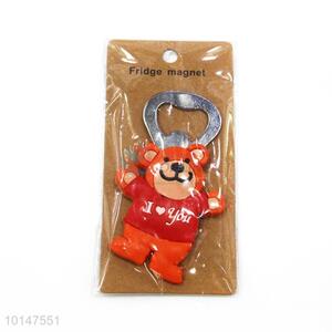 Sweet Bear Shape Bottle Opener Fridge Magnet