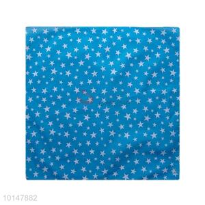 Cheap Blue Cotton Handkerchief with Dot Patterns