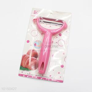 Fashion Style Pink Peeler for Fruit and Vegetable