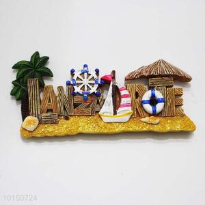 New Arrival Seaside House Resin Magnetic Fridge Magnet