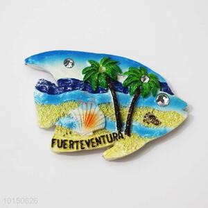 Fish Shaped Resin Magnetic Fridge Magnet