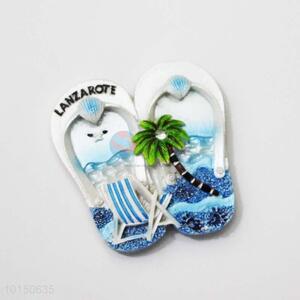 Slipper Shaped Resin Magnetic Fridge Magnet