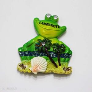 Frog Shaped Resin Magnetic Fridge Magnet