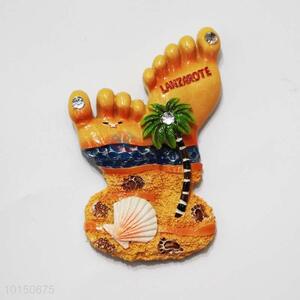 Top Quality Feet Shaped Resin Magnetic Fridge Magnet