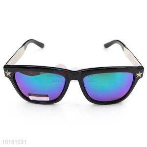 Color Lenses Sunglasses With Star Decoration