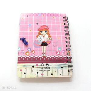 Fashion Design Portable School Student Stationery Notebook with Pen