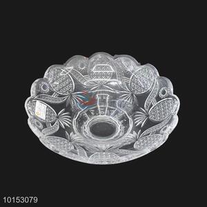 Low price glass fruit plate/salad bowl