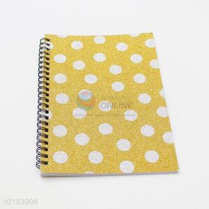 High Quality Dots Printed Spiral Coil Notebook