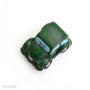 Green <em>Car</em> Polyresin For Desktop Decor