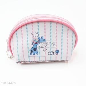 Cute pu zipper coin bag hand purse