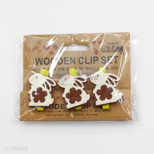 Wholesale Rabbit Pattern Photo Clip Clothespin Clips