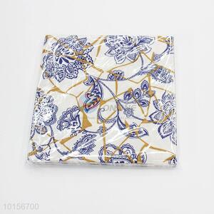 Retro printed paper serviettes napkins for wedding