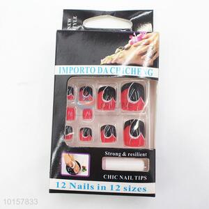 Heart Pattern False Nails Artificial Fingernails