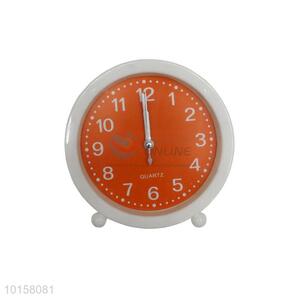 New Design Round Orange Table Alarm Clock For Sale