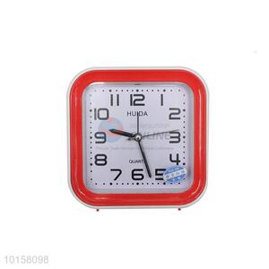 Simple Fashion Red Color Desk Alarm Clock For Wholesale